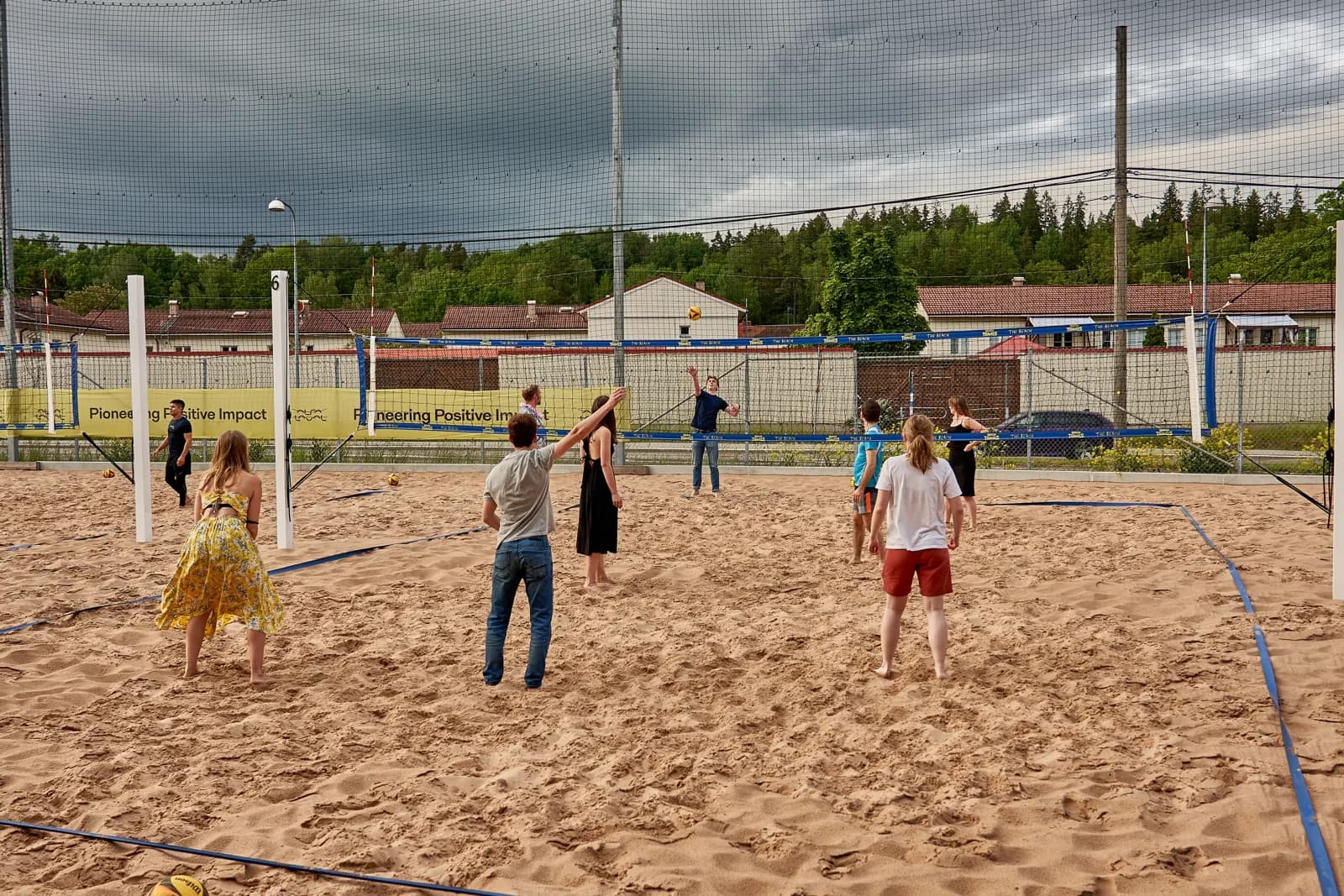 Utebanorna en sommardag