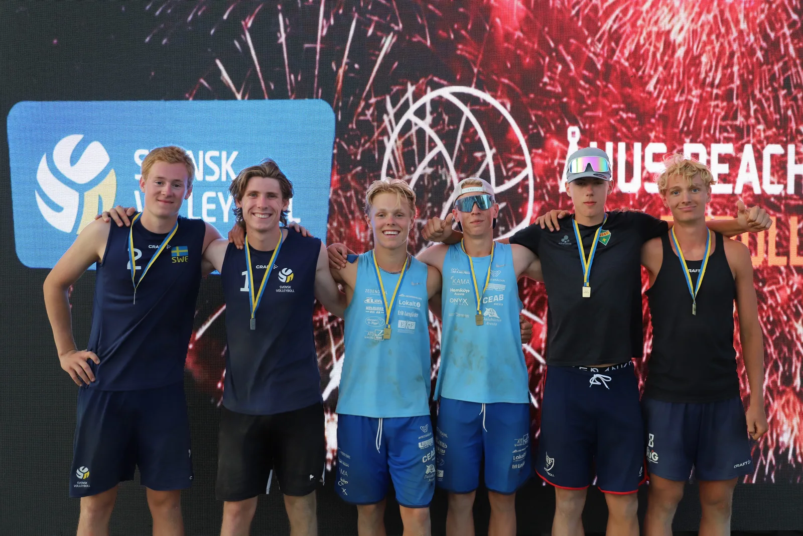 Prispallen i U18-SM Pojkar 2026.